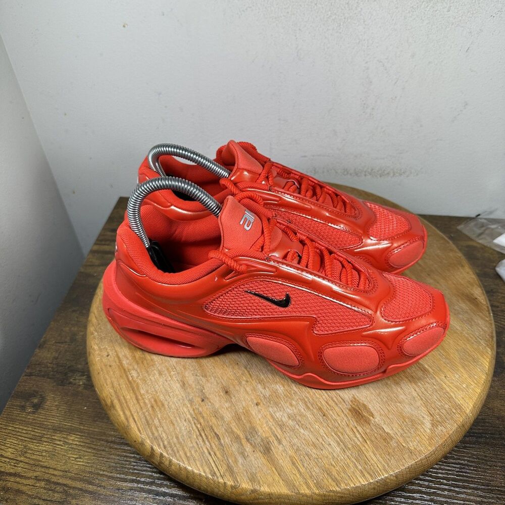 Nike Air Max Muse Shoes Womens Size 7.5 Red Metallic Silver FV1920-601 Habanero